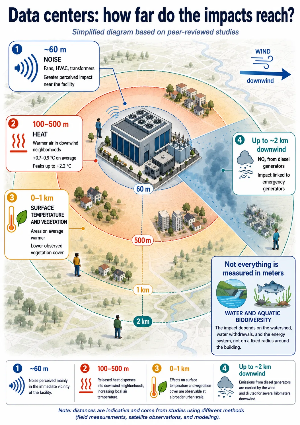 Data centers and the land around them: what we actually know about the impacts