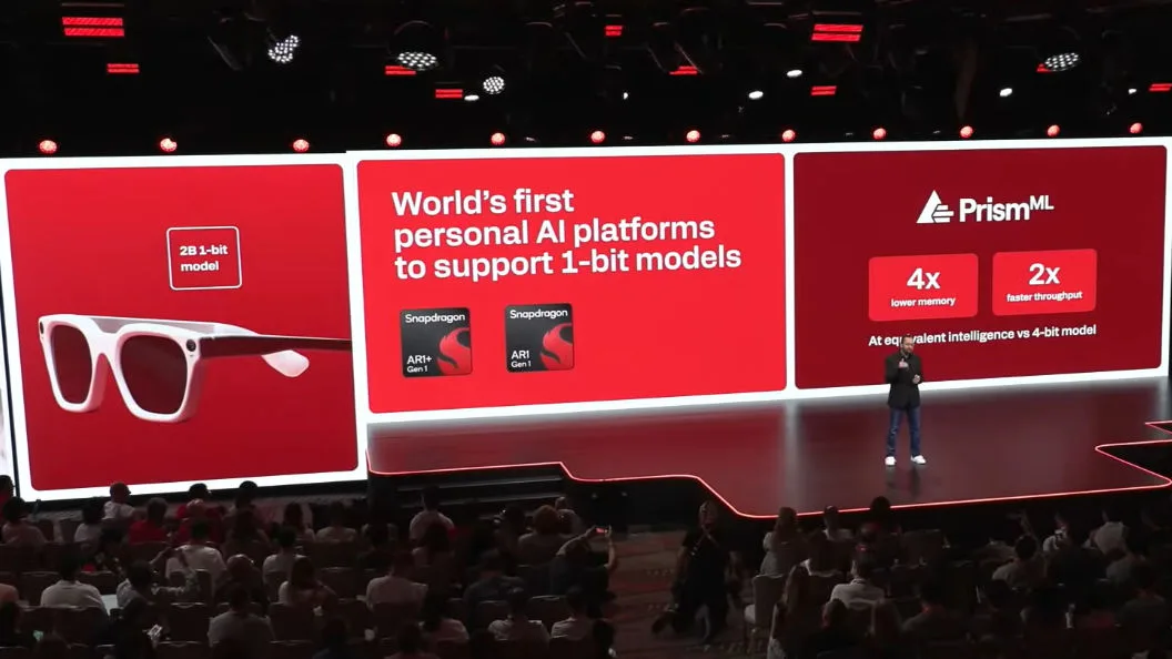 AI Snapdragon Smartglas PrismML 2026